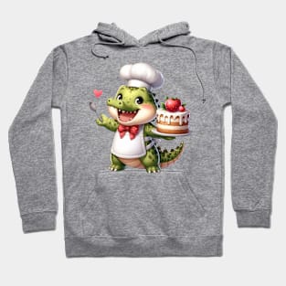 Valentine Love Crocodile Hoodie